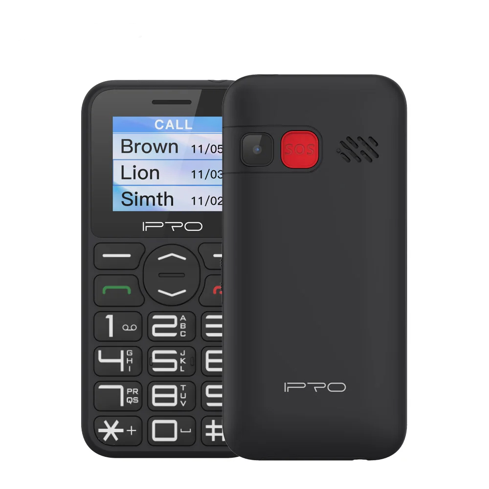 Cellulare - IPRO F183 Nero SoS Chip SC6531E  RAM-ROM 32M+32M Quad Band Dual Sim Display : 1.77 Camera : 0.08MP Battery : 800mAh 