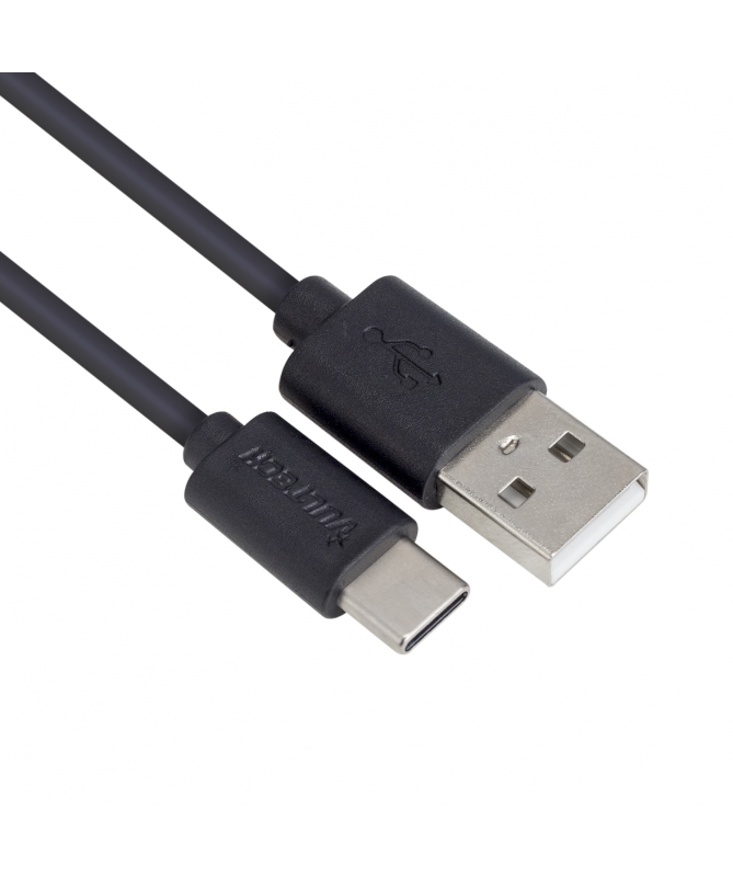 Cavo USB to Type-C 2.0 Vultech SM-T21BK in TPE 1m - Nero
