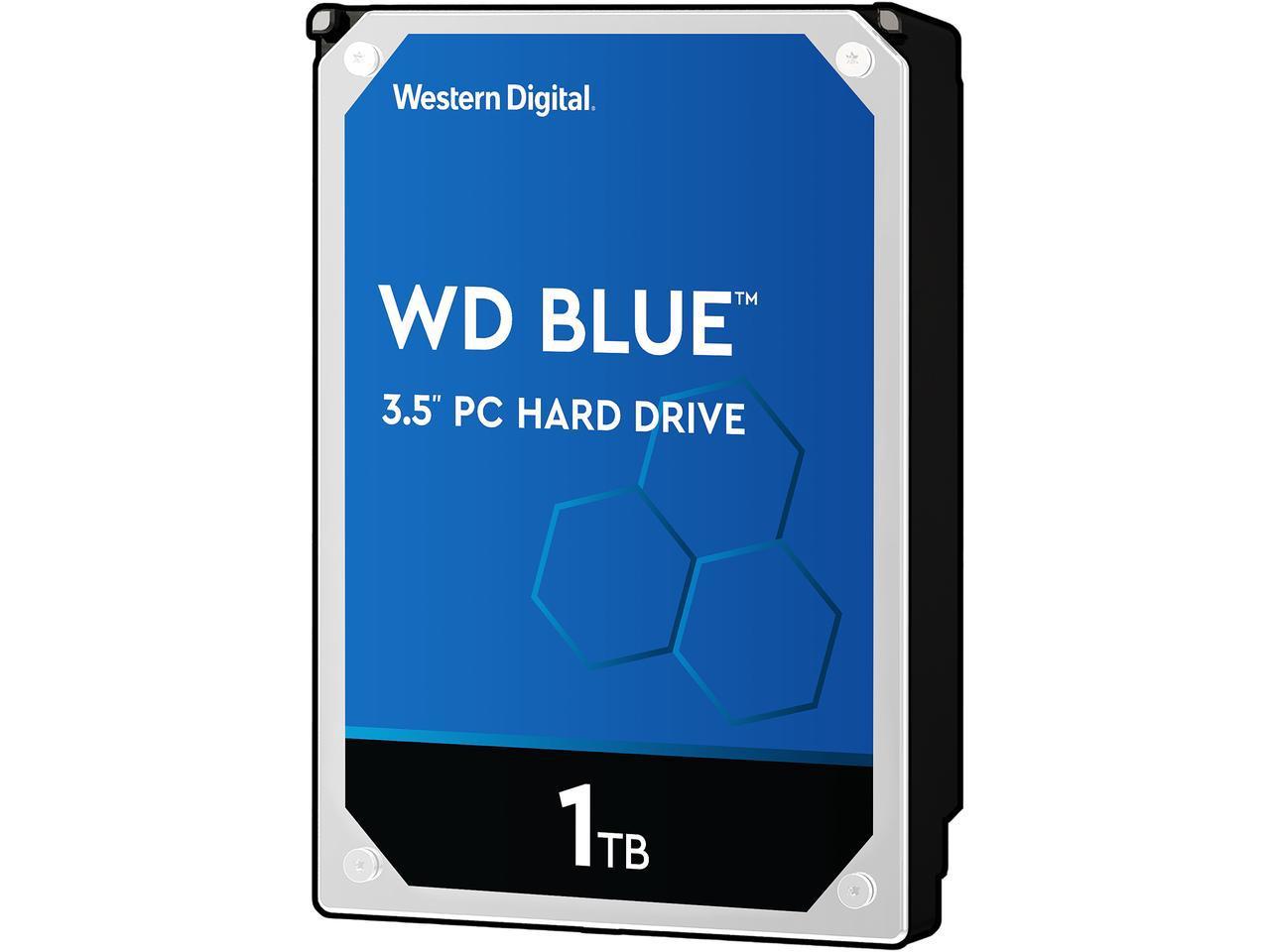 Hard Disk 3,5'' Interno Sata 1000GB 1TB Western Digital WD10EZEX Caviar Blue 64Mb 7200Rpm